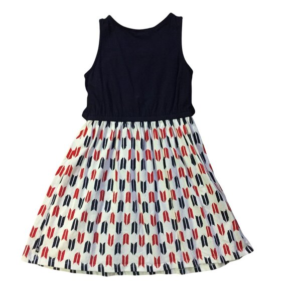 Nautica Dress Girls 6X Used Red White Blue - Picture 3 of 9